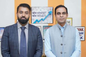 Munir Ahmad with Qasim Ali Shah