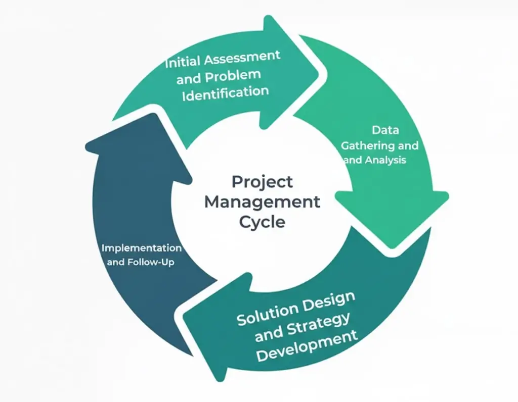 Business Management Cycle help out the consultant for making in strategy for business grwoth. 