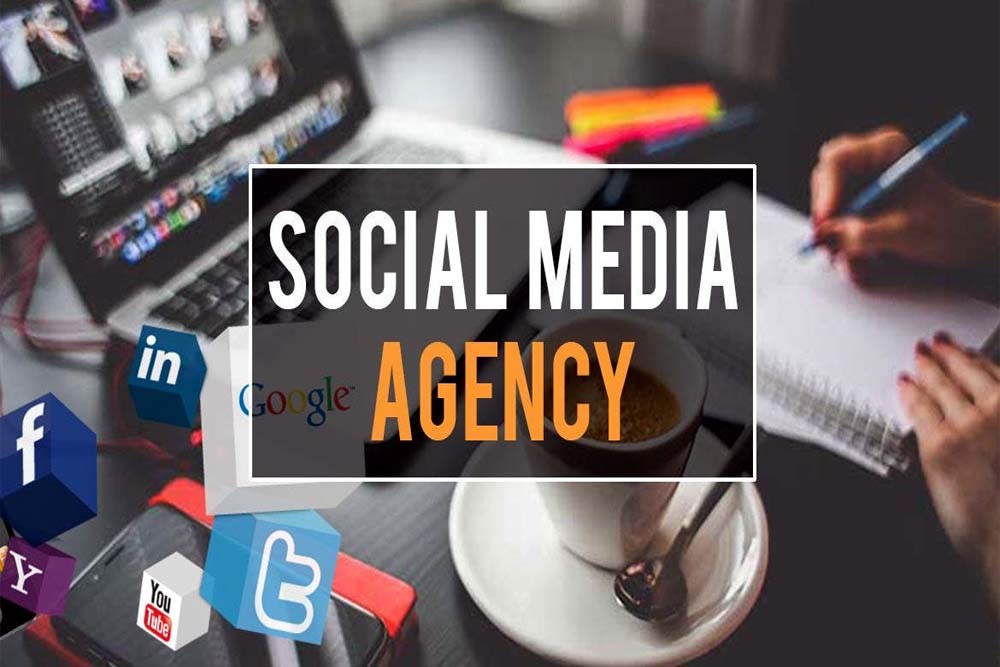 social media management agency handling business accounts