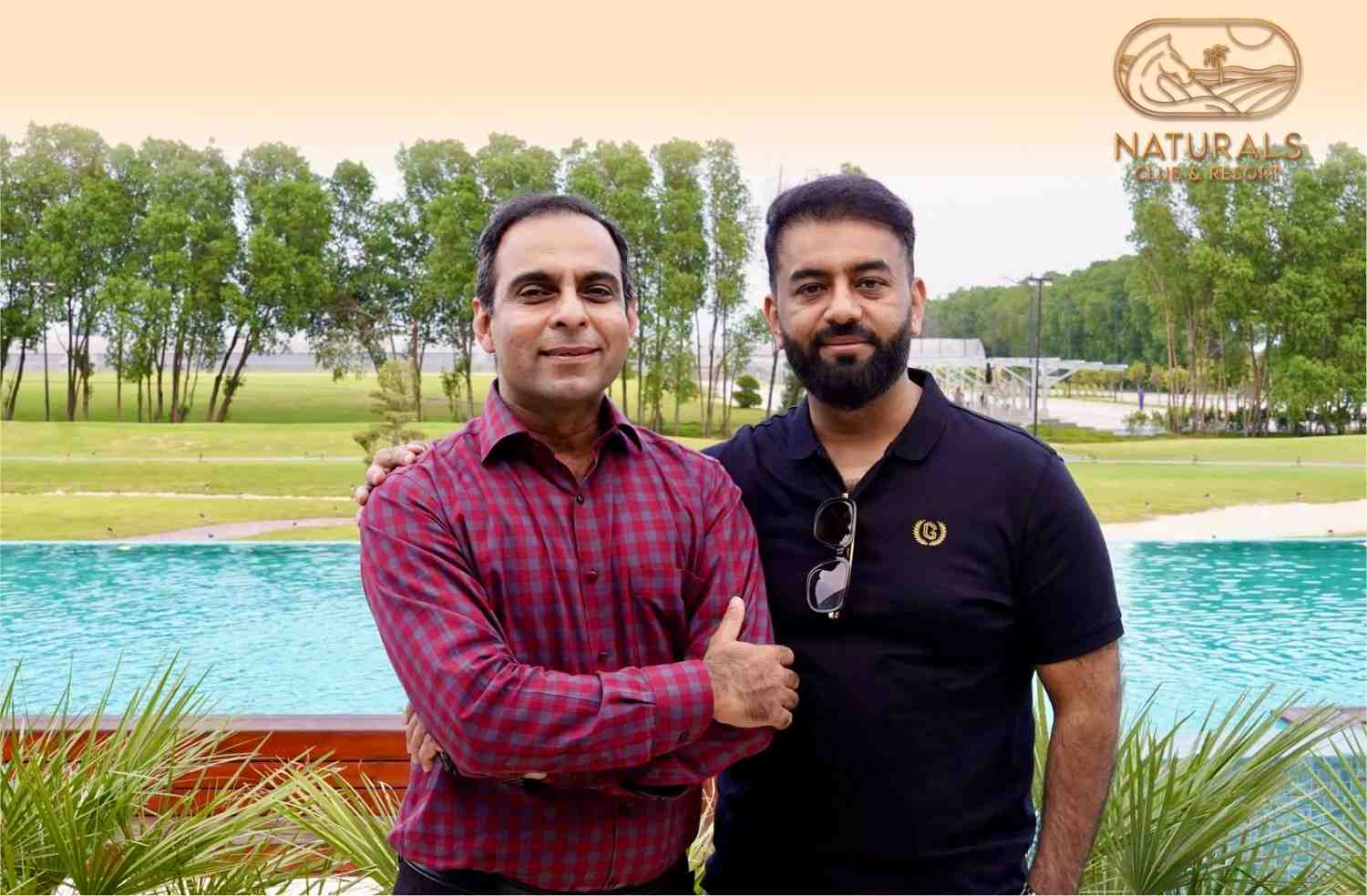 Munir Ahmad with Qasim Ali Shah